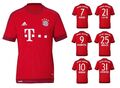 Trikot Adidas FC Bayern 2015-2016 Home I Heim FCB + Spielernummer