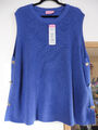 NEU! Betty Barclay Damen Strick Pullunder Pullover Sweater Gr. 48  blau Rundhals