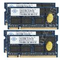 8GB (4 x 2GB) PC2-5300S DDR2-667MHz 200PIN SO Laptop Upgrade Speicher für NANYA