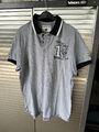 Camp David Poloshirt, T-Shirt, Kurzarm Für Herren, Gr. XL, Grau