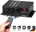 800W bluetooth Mini Verstärker HiFi Power Audio Stereo Bass AMP USB MP3 FM Auto