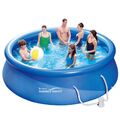 Summer Waves Fast Set Quick Up Pool 366x91cm Swimming Pool Familien Schwimmbad