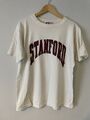 Stanford Single Stitch Graphic Print Vintage T-Shirt - XL