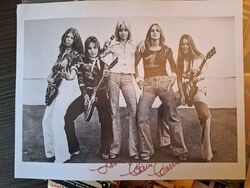 The Runaways  Cherie Currie Signed  photo Ca.  10"x8"