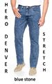 HERO DENVER STRETCH - Jeans Hose - blue stone