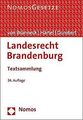 Landesrecht Brandenburg: Textsammlung - Rechtsstand... | Buch | Zustand sehr gut