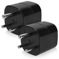 2x Reiseadapter Indien Typ-D Universal Reise Adapter zu Typ I Steckdose