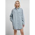 Urban Classics Ladies Oversized Denim Shirt Dress Jacke Oversize Jeansjacke Hemd