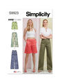 Simplicity Schnittmuster Hose Shorts Nr. 9923.Y5 Gr. 44 - 52