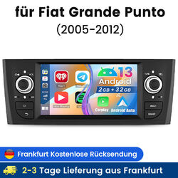 Android 13 Autoradio Carplay Für Fiat Grande Punto Linea 2007-2012 GPS Navi WIFI