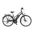 FISCHER Damen Trekking E-Bike VIATOR 2.0 anthrazit 28 Zoll RH 44 cm 422 Wh 48V