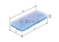 BOSCH 1 987 435 047 Innenraumfilter Filter Pollenfilter für DAF Partikelfilte