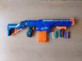 Hasbro Nerf N-Strike Elite Retaliator 4 in 1 Blaster vollständig, blau