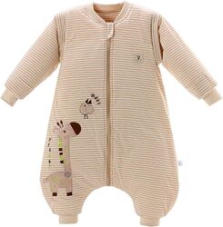 Baby Schlafsack Winter 2,5TOG Füßen 100%Baumwolle Giraffe Winter Schlafsäcke-DE