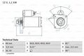 BOSCH 0 986 016 400 Starter for ,RENAULT