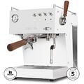 Ascaso Steel DUO Plus PID Weiß white & wood Espressomaschine Neu