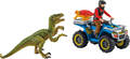 schleich® 41466 Flucht auf Quad vor Velociraptor