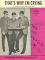 THE IVY LEAGUE : That's Why I'm Crying : original UK Sheet Music 1965