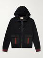 Gucci Baumwoll Jacke Mit Kapuze