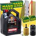 MANN INSPEKTIONSPAKET+5L MOTUL 5W-30 MOTORÖL passend für VW GOLF 6 AUDI SEAT TSI