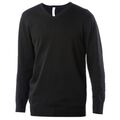 Kariban Herren Feinstrick-Pullover mit V-Ausschnitt (RW2714)