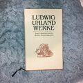 Ludwig Uhland Werke Bd. 1 Gedichte