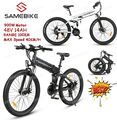 SAMEBIKE LO26-II 900W Elektrofahrrad 14AH 26 zoll Fatbike E Mountain Bike 35km/h