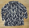 Rabe Sweatshirt Pullover Gr.40 Blau/Weiß 3/4 Ärmel mit Glitzersteinchen