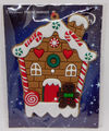 Gingerbread Lebkuchen Haus - Weihnachts Anhänger Christmas Ornament - Gummi