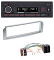 Blaupunkt DAB MP3 Bluetooth USB Autoradio für Alfa Romeo 147, GT - silbergrau