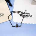 Vivienne Westwood Armband Gun Metal Mittelalter Stil Kugel Charm Geschenkbox Set