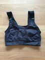 Falke Damen Sport BH Dunkelblau Grau Gym Sport Herbst/Winter Mode Fashion Gr. S