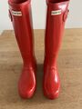 Hunter Gummistiefel Glossy Rot 