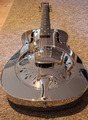 RESONATOR GITARRE JOHNSON JR-998  Single Cone, Messing ohne Gravur  *Aussteller*