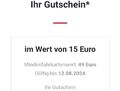 Deutsche Bahn 15€ Euro 49€ MFW Gutschein 12.08. eCoupon DB Code Sparen Rabatt