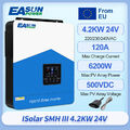 SMH 4200W 4.2KW 24V Hybrid Solar Wechselrichter Off Grid Inverter MPPT 120A WIFI