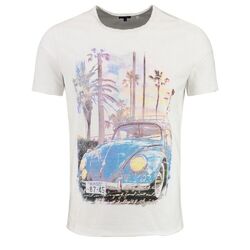 Key Largo Herren T-Shirt Palm Beach round weiß MT00485 1000 white