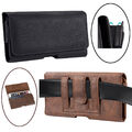 Handy Gürteltasche Premium Gürtel Tasche Handytasche Holster für iPhone Samsung