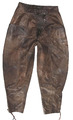 Damen- LEDERHOSE im Reiter- Style aus NAPPALEDER in antik- braun ca. Gr. 38