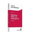 Allgemeines Polizei- und Ordnungsrecht: Ein Studienbuch, Volkmar Götz