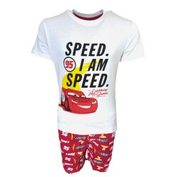 Disney Cars Schlafanzug kurz-Sommer Lightning McQueen Pyjama Gr. 98-128 cm 