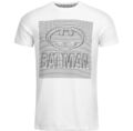 Neu! Herren T-Shirt Batman DC Superhelden weiß 100 % Baumwolle M