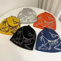 Arcteryx Bird Head Schwarz Toque Beanie Hut Orca schwarz Merinowolle gestrickt