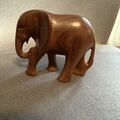 Teakholz Elefant, Vintage