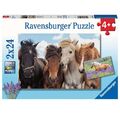 Ravensburger 05148 Puzzle Pferdeliebe - Teileanzahl 2X24