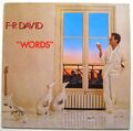 vinyl lp F- R David Words 1982 Rarität