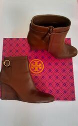 Tory Burch Damen- Stiefeletten, Leder, Gr. 8m entspr.  39EU,