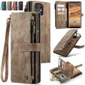 Echt Leder Magnetisch Hülle Für Samsung S24 S23 S22 A54 Handy Tasche Wallet Case