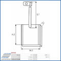 NEU - AS-PL SB4008 Kohlebürste, Starter