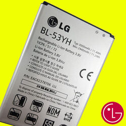 ORIGINAL LG BL-53YH Akku BATTERIE -LG OPTIMUS G3 3000mAh - NEU